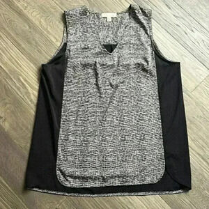 PHILOSOPHY | Black with white  speckled tank top